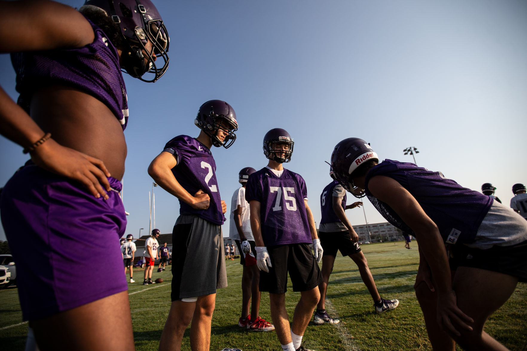 First day of football practice